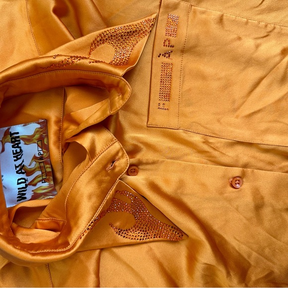 FillesApapa Orange Silk Set - Picture 6 of 6